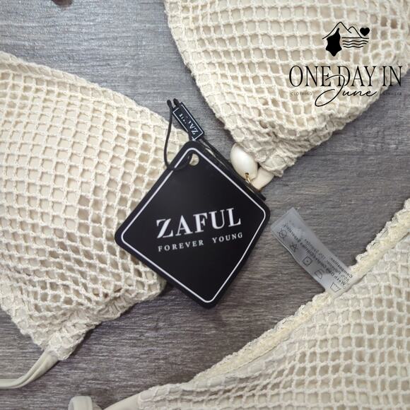 Zaful Tie Side Bikini Swimsuit Size S - Picture 4 of 7